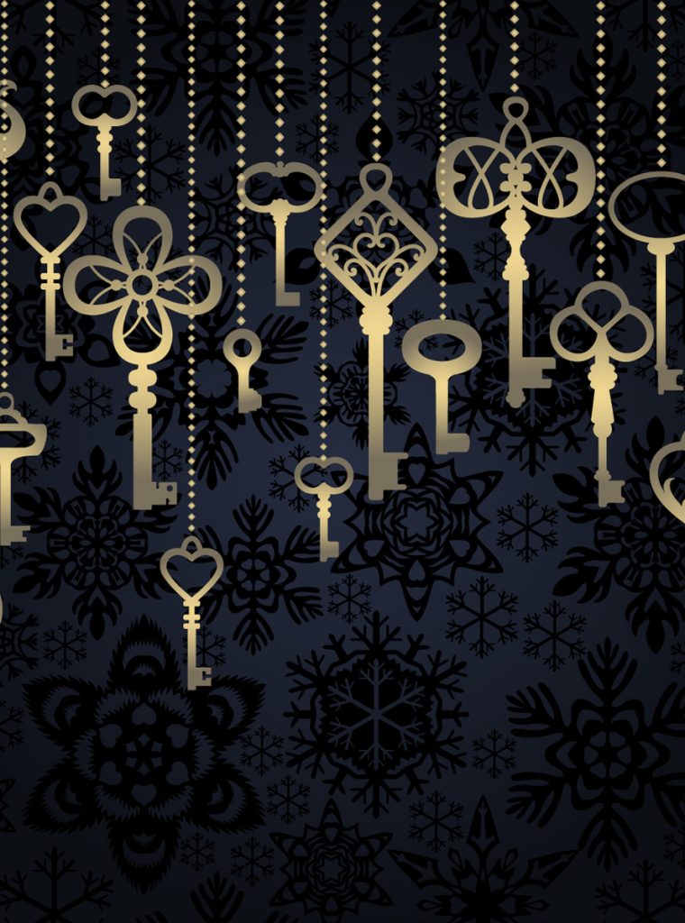Hanging keys background